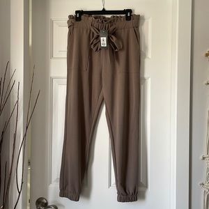 3/$30 - NWT Streetwear Society, paper bag, taupe pants, size M